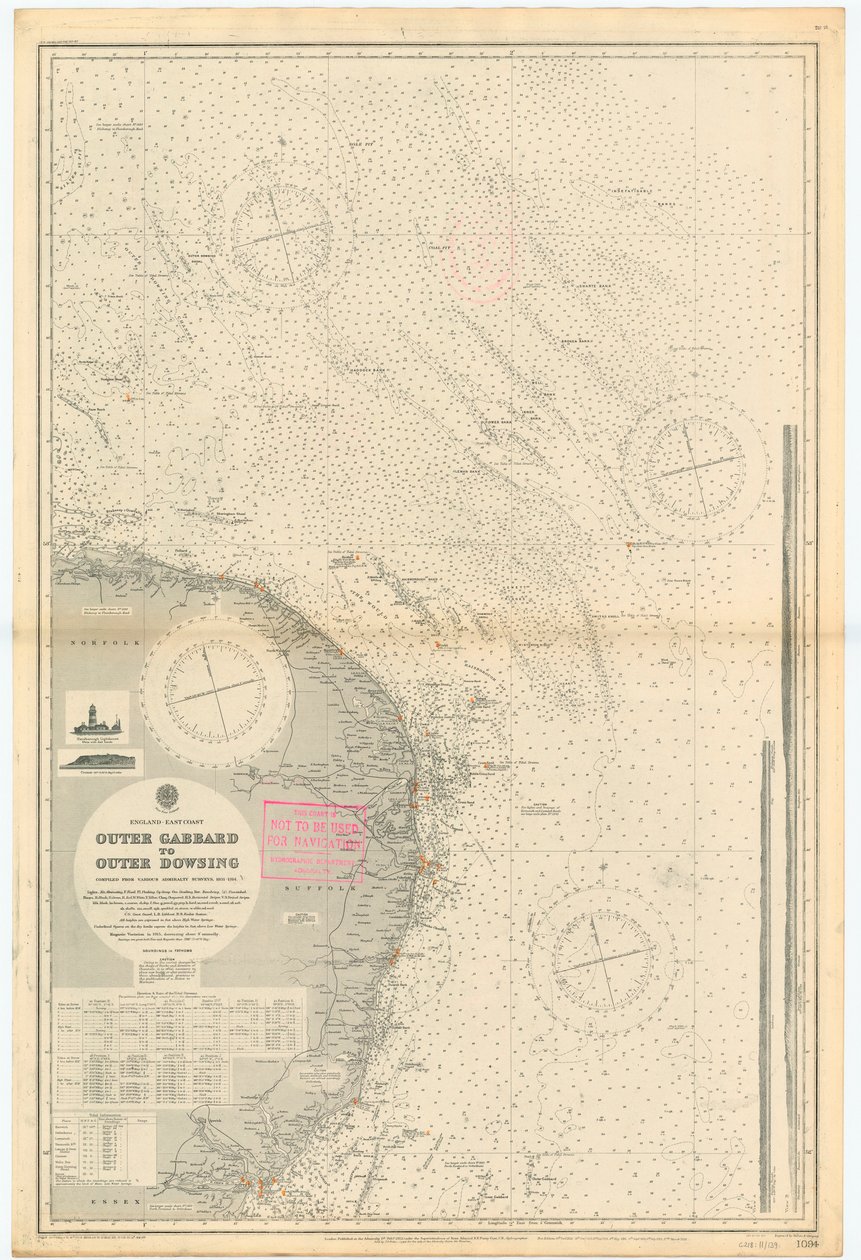 England-East Coast. Outer Gabbard to Outer Dowsing by British School