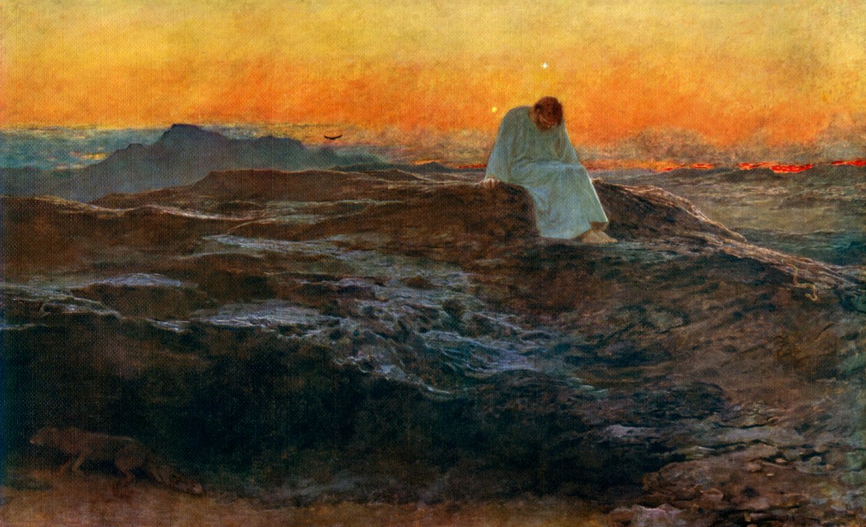 Christ in the Wilderness, 1898 by Briton Riviere