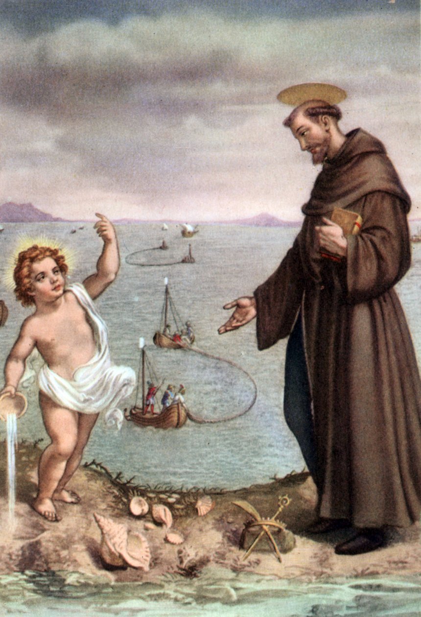 Saint Augustin and the Angel by Brogi Brogi