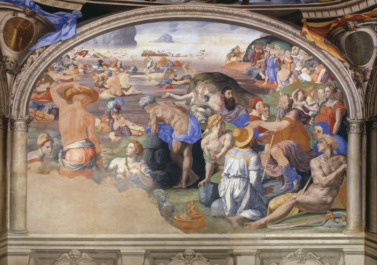 The Crossing of the Red Sea by Bronzino