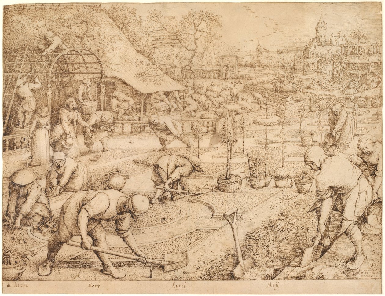 Spring, 1565 by Bruegel