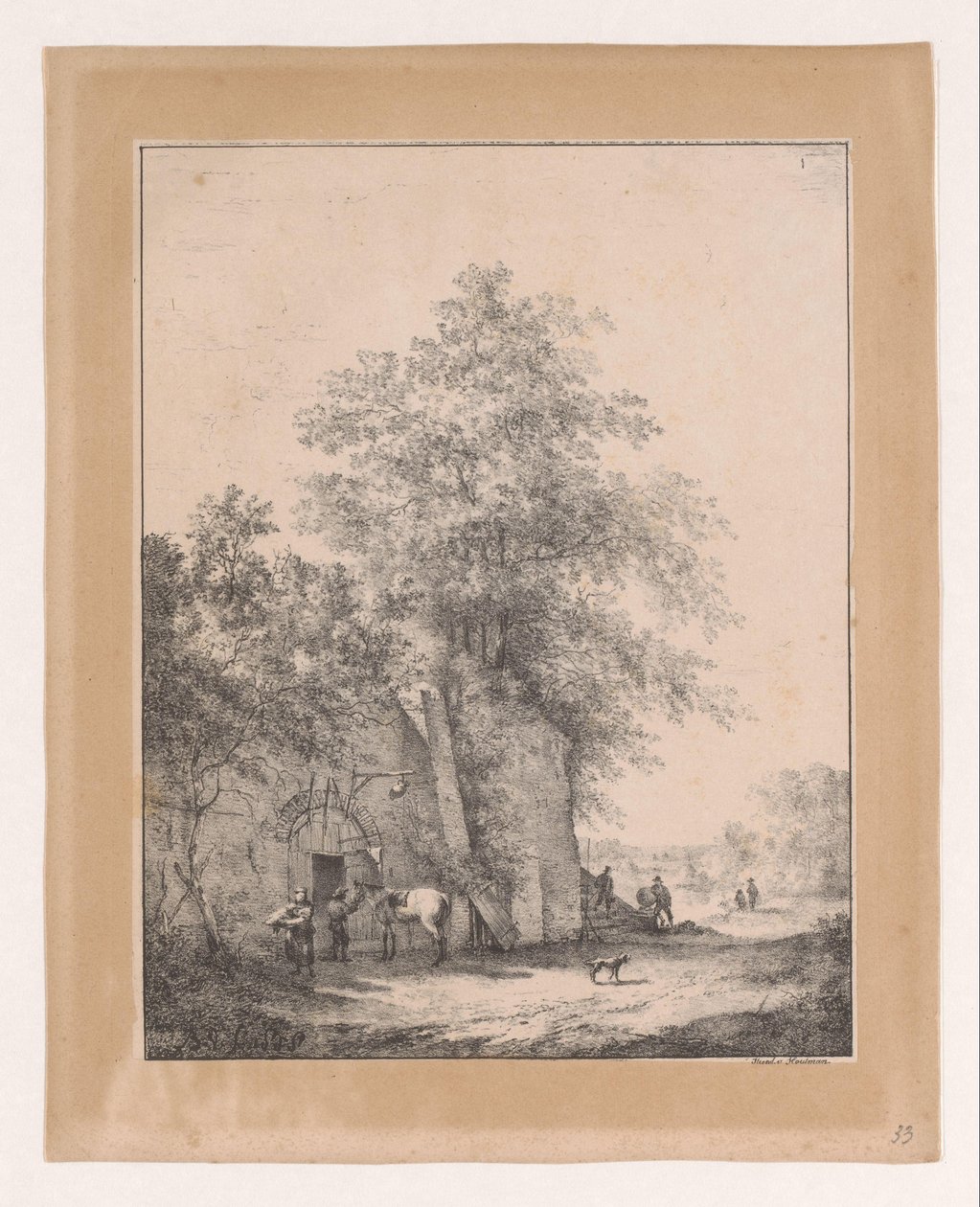 Landscape with Inn (Landscapes) by Bruno van Straaten (I)