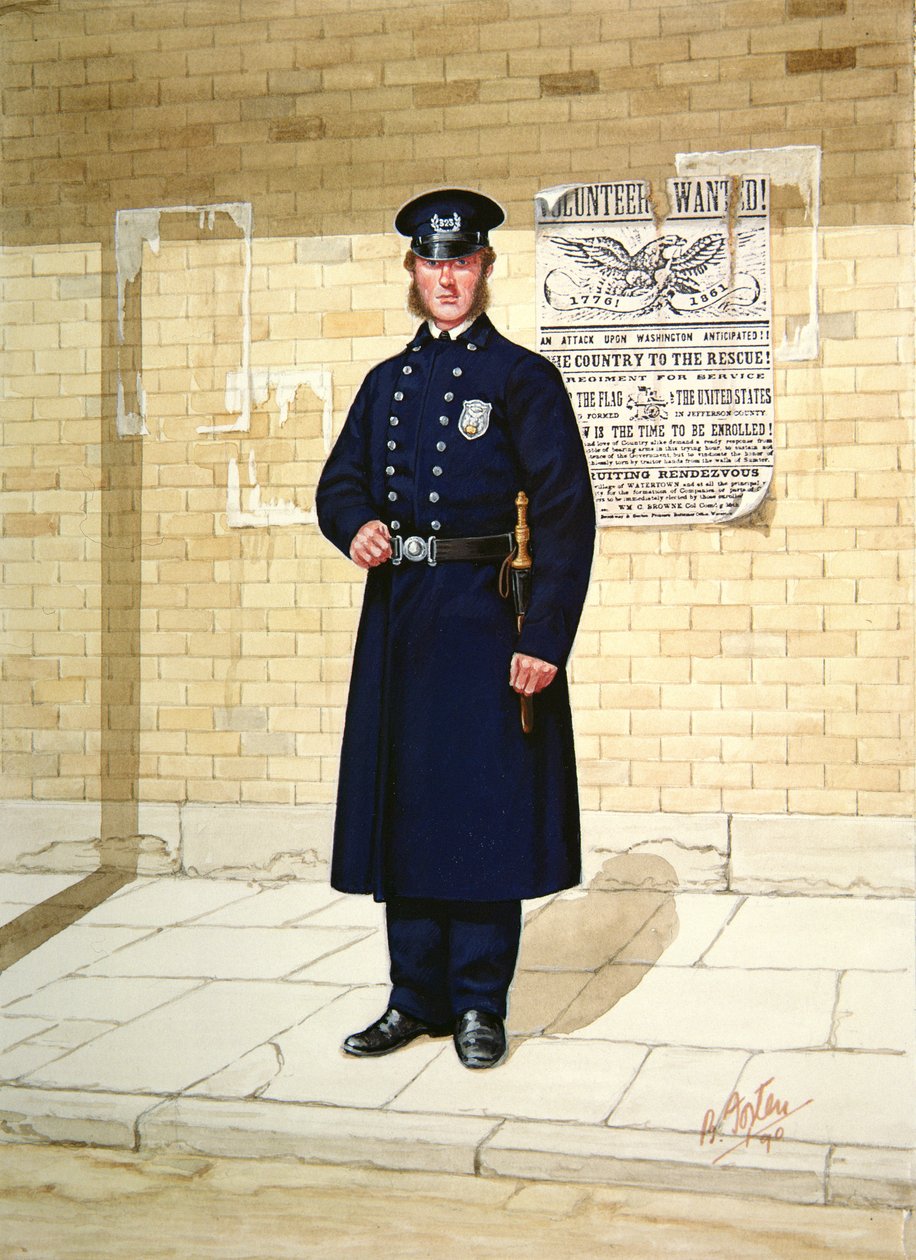 Police Officer in 1863 by Bryan Fosten