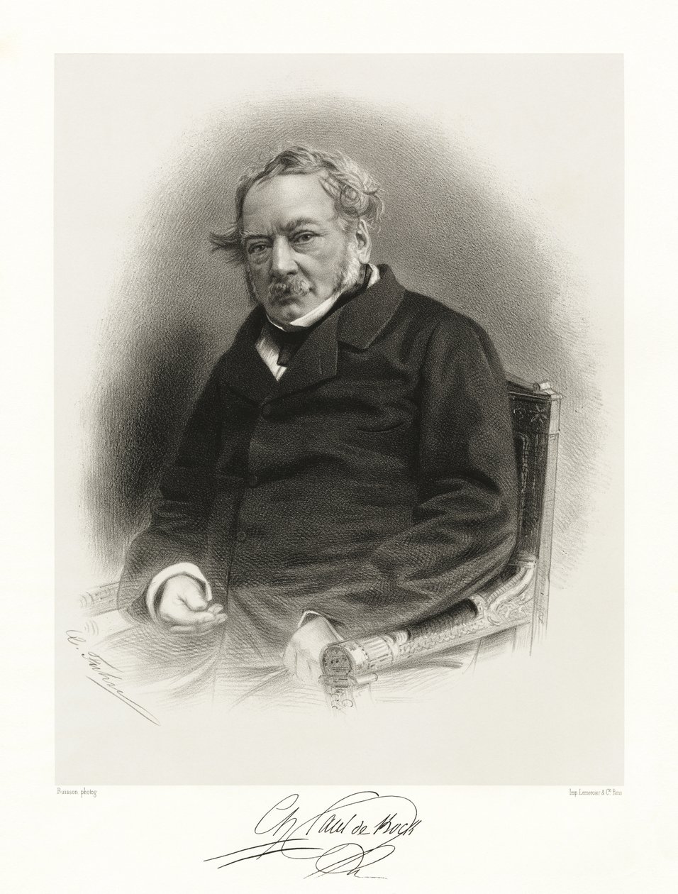 Charles Paul de Kock, 1865-66 by Buisson