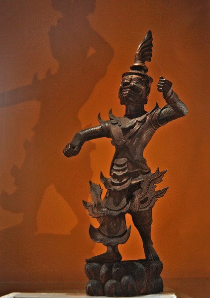 Masked dancer by Burmese School
