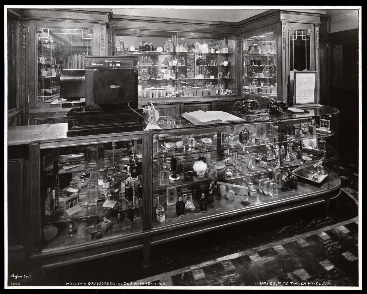 Interior View of the Charles of the Ritz Beauty Salon in the Ritz Tower Hotel, Park Avenue and 57th Street, New York, 1932 by Byron Company