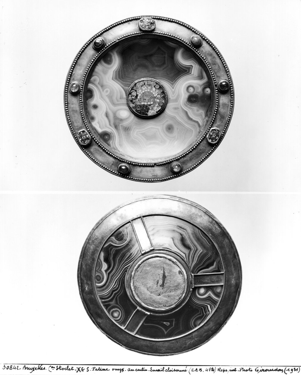 Paten with a medallion depicting the Last Supper, 9th-10th century by Byzantine