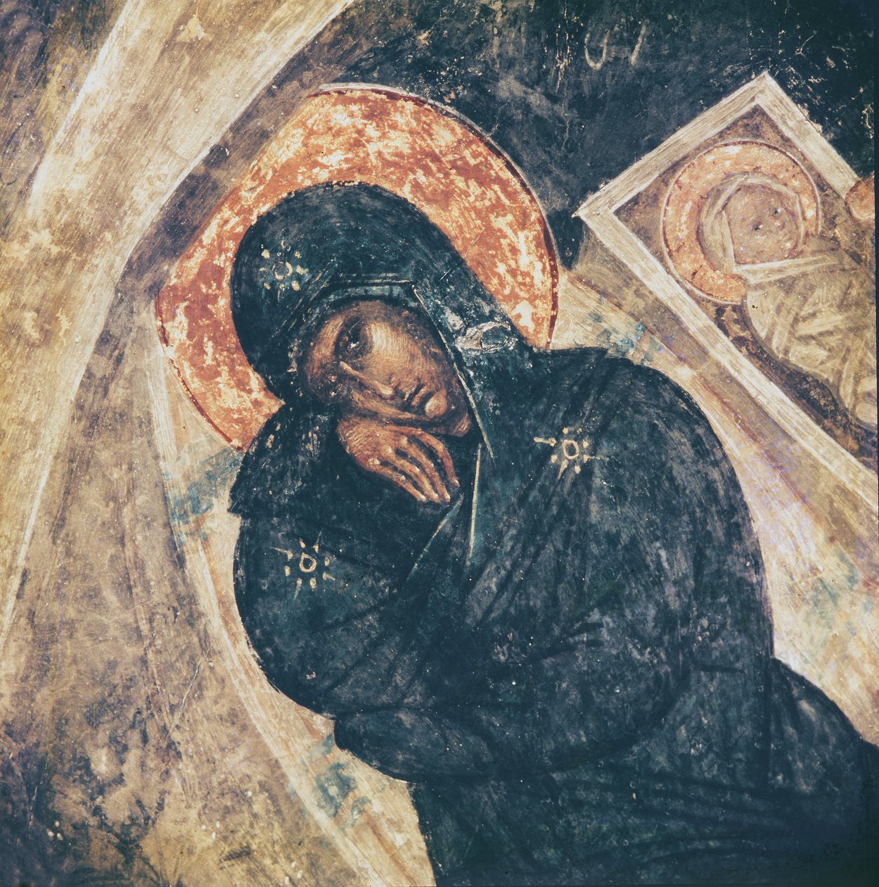 The Nativity (detail) by Byzantine