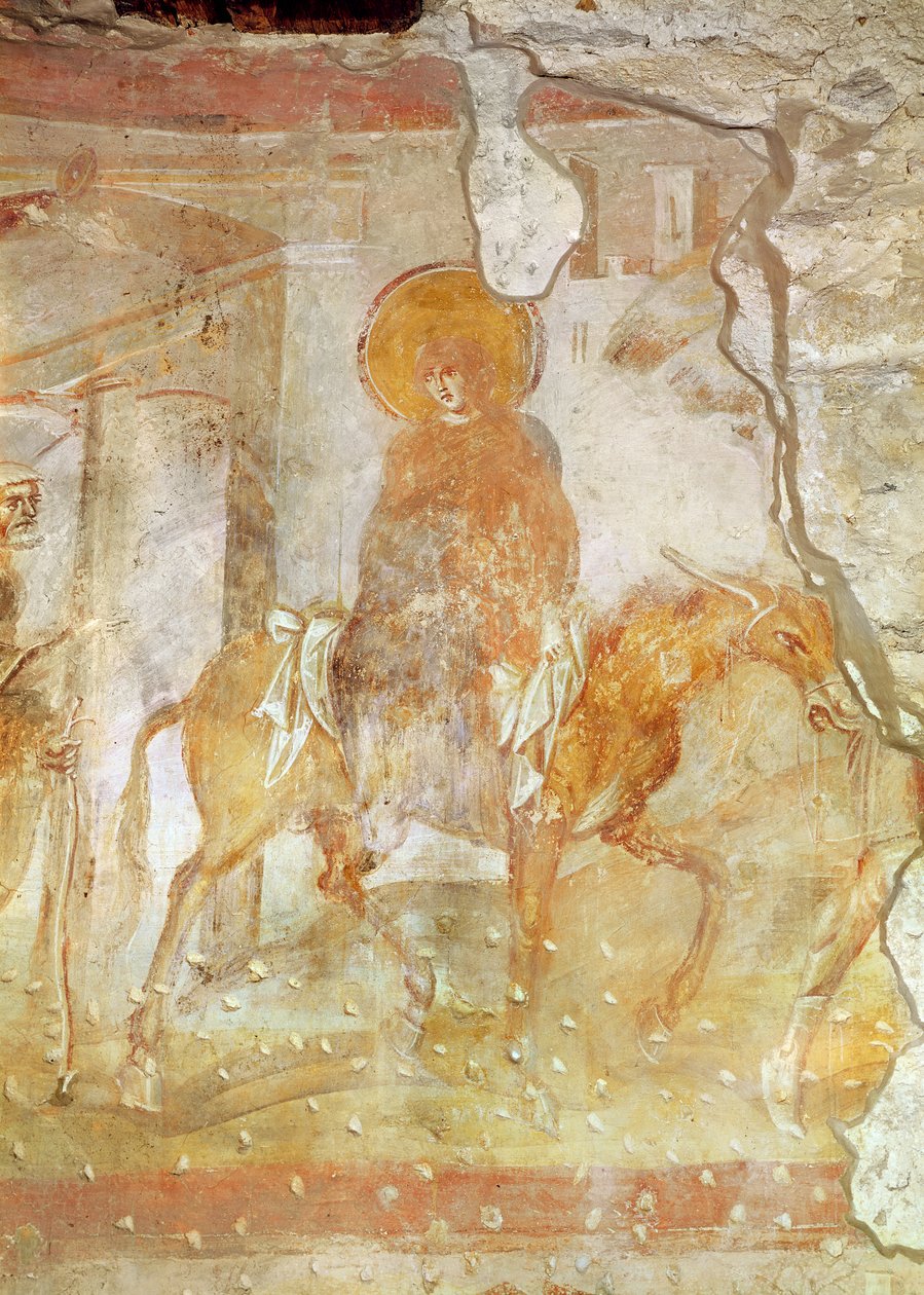 The Flight into Egypt by Byzantine School