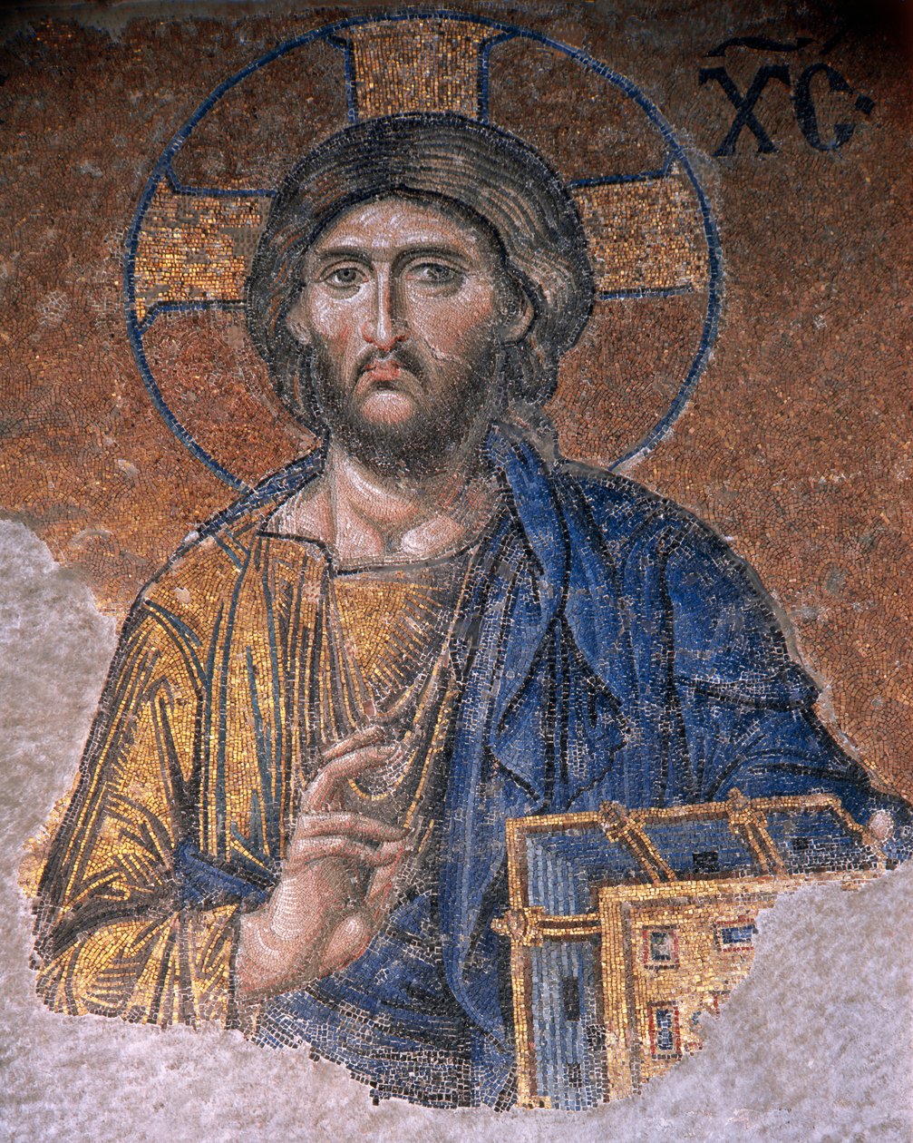 Deesis Christ in Hagia Sophia by Byzantine