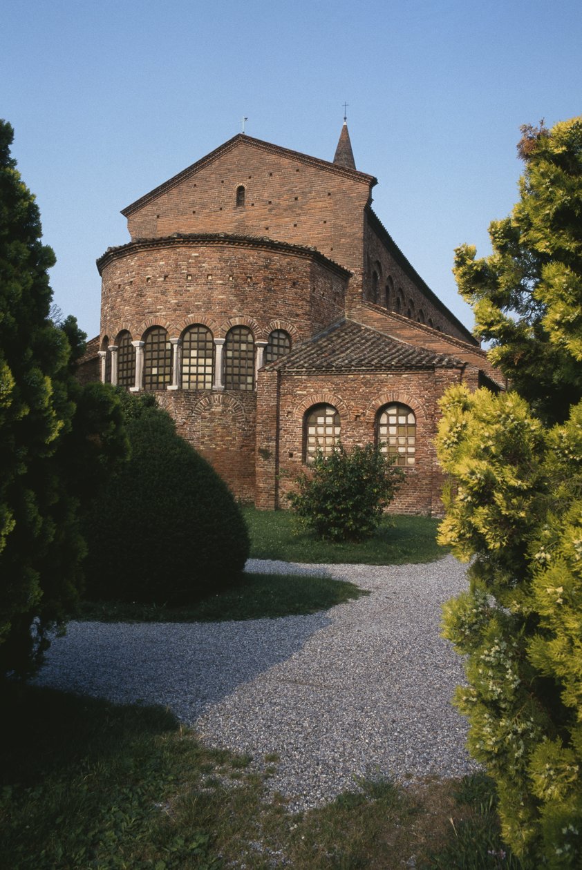 Exterior view of the chevet by Byzantine School