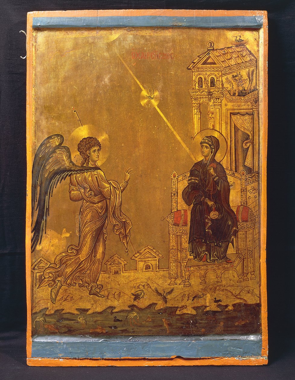 The Annunciation by Byzantine School