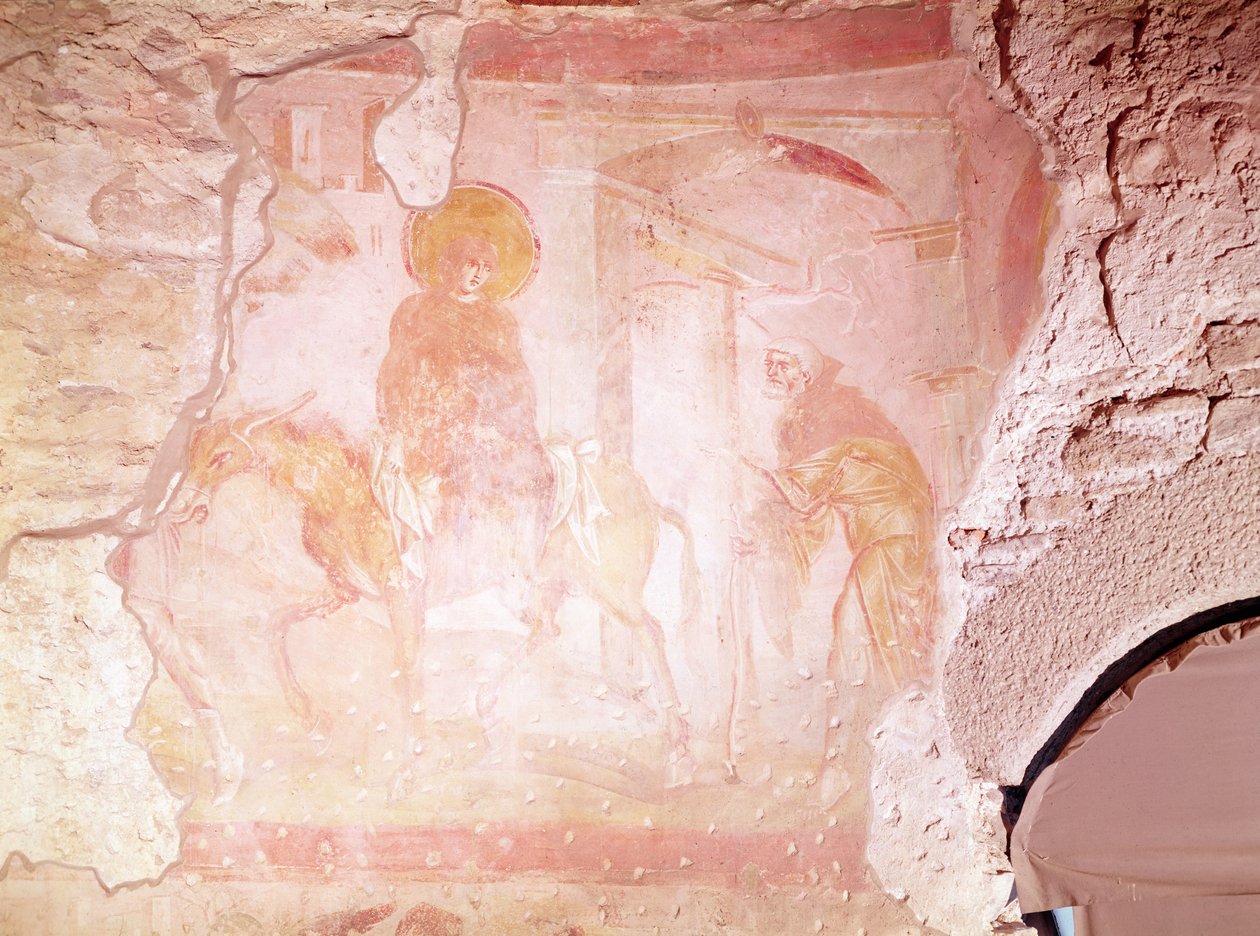 The Flight into Egypt by Byzantine School