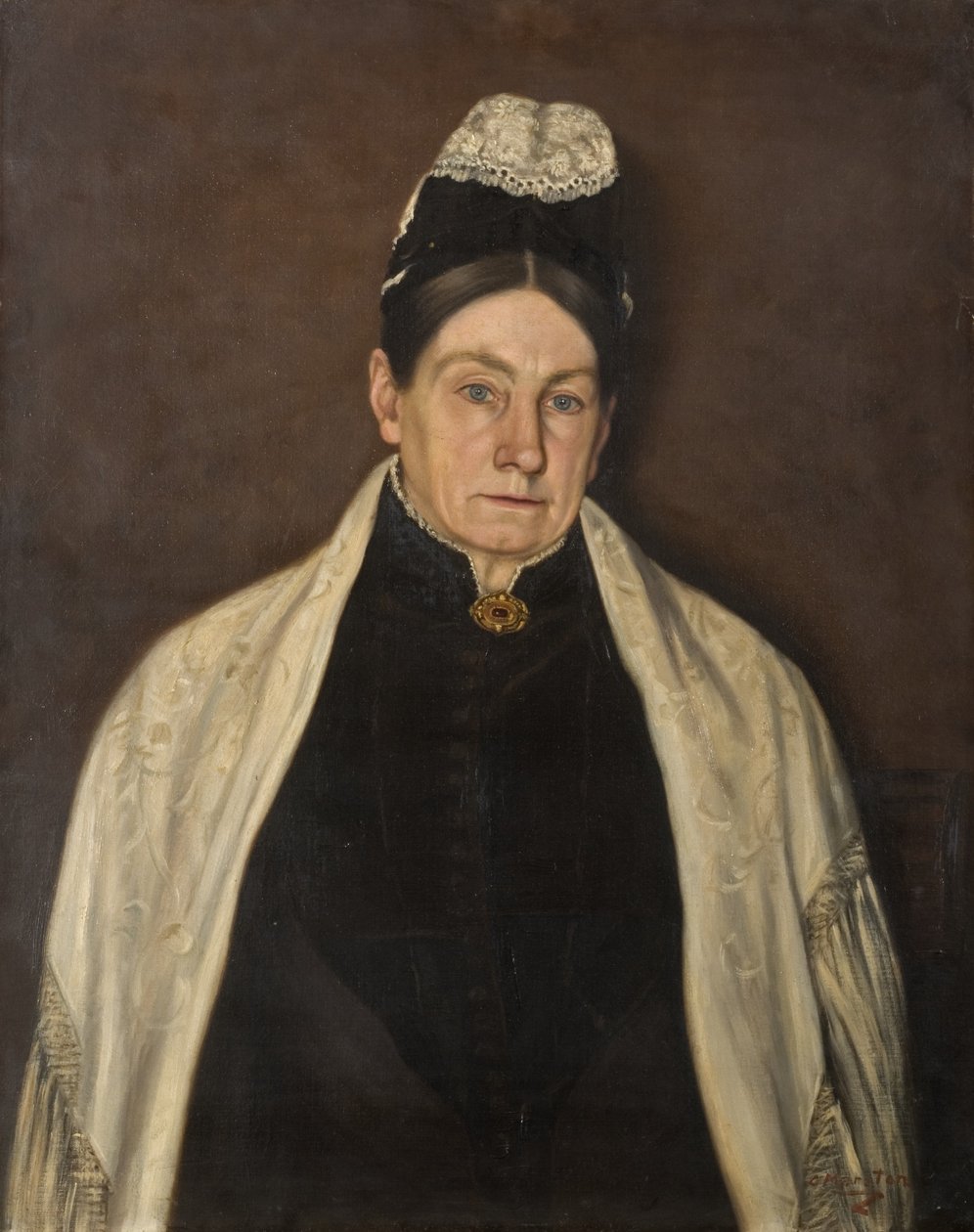 Portrait of Old Lady by C. Marston