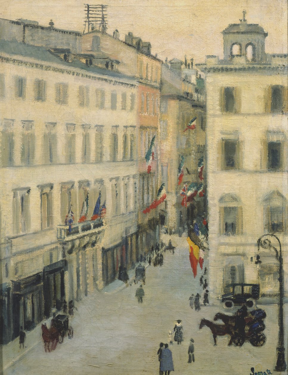 Via del Corso, Rome by C. Socrate