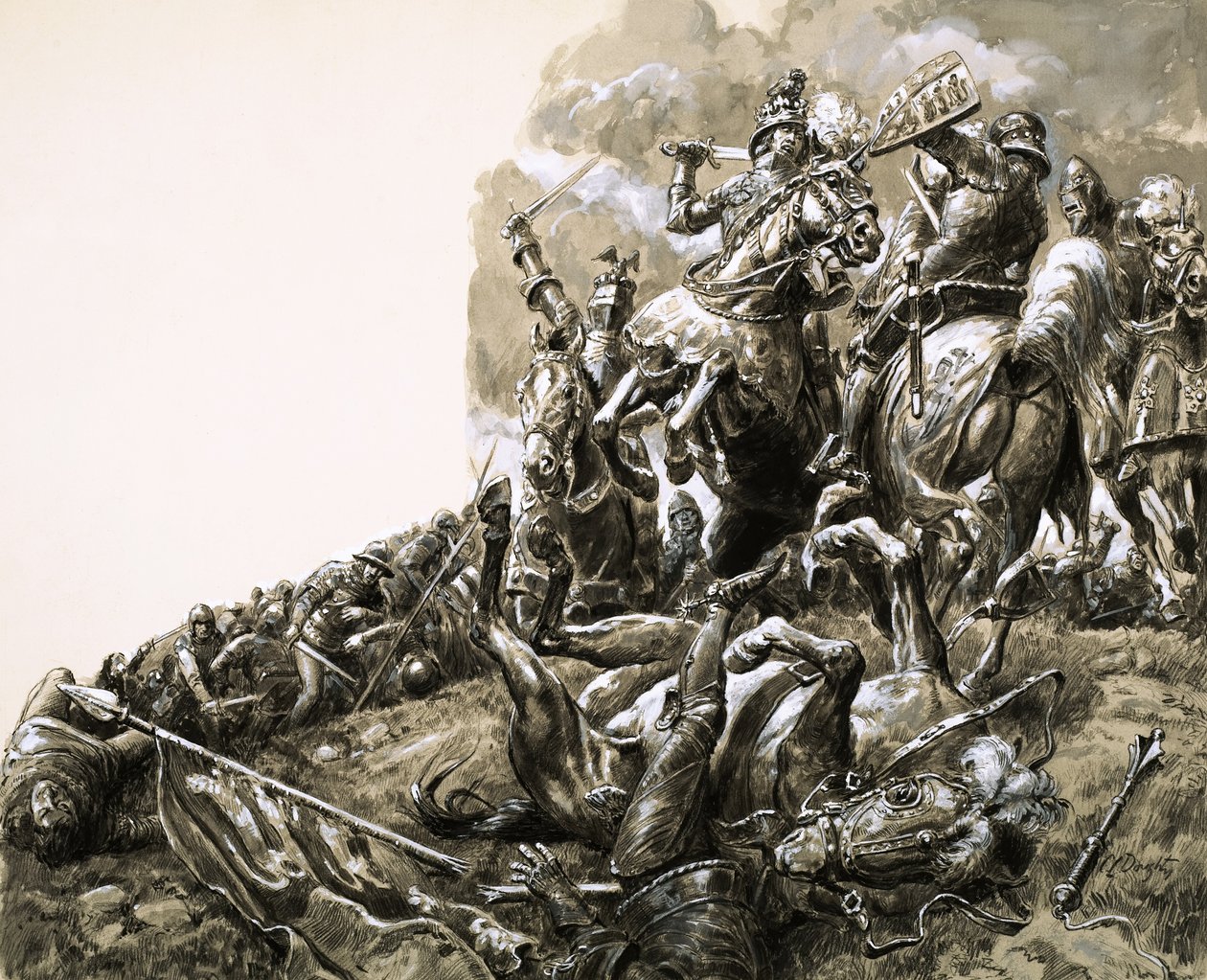 Unidentified Battle (Middle Ages) by C.L. Doughty