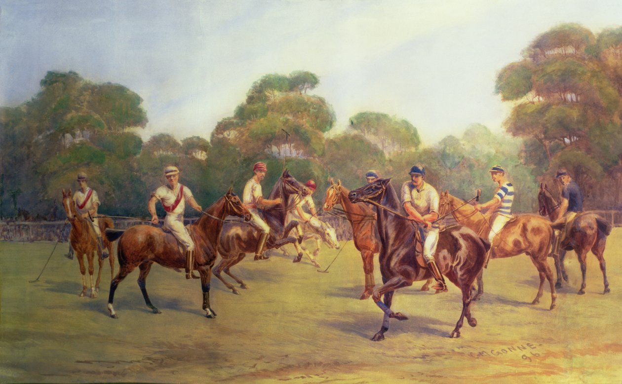 The Polo Match by C.M. Gonne
