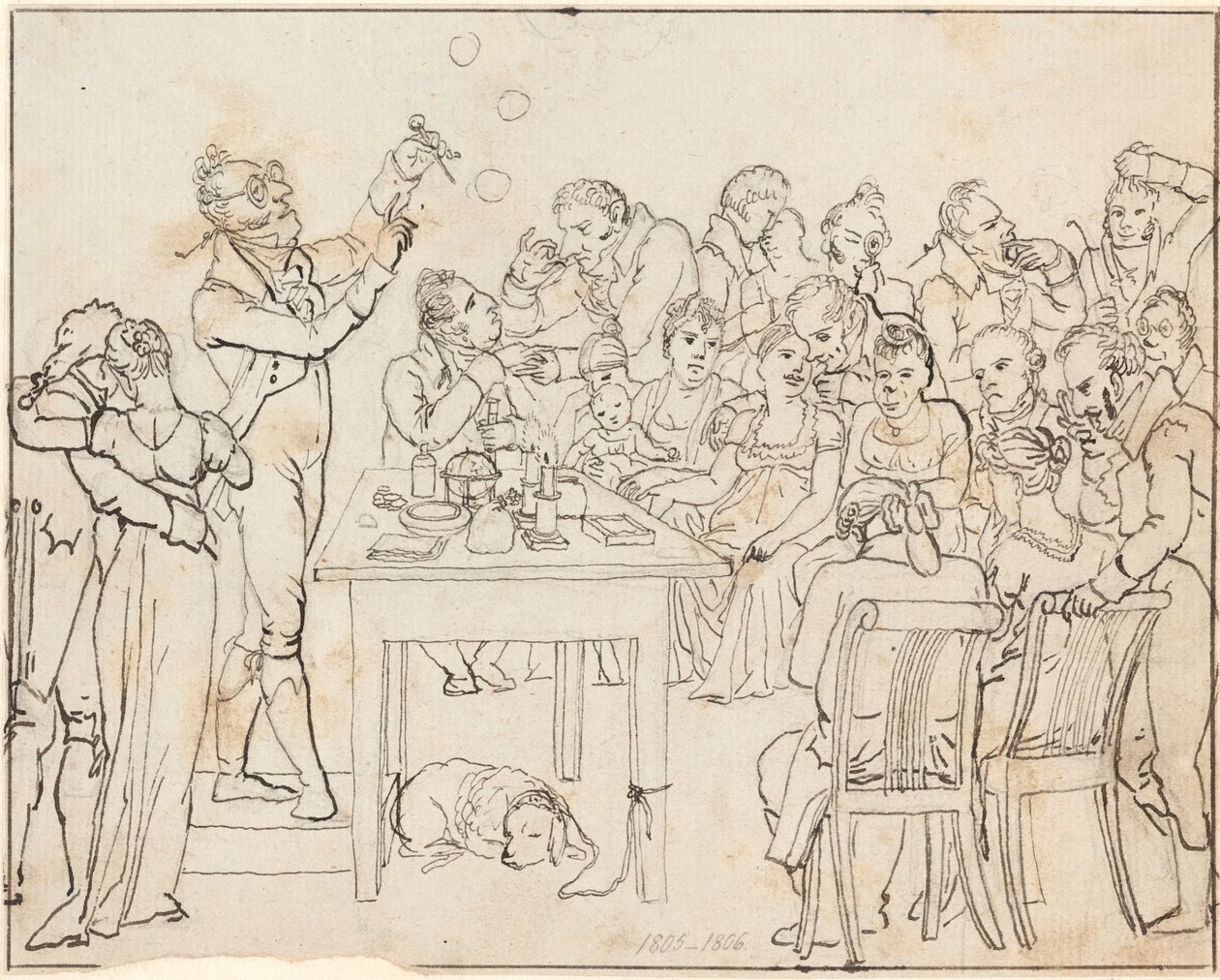 A Scientific Demonstration by Christoffer Wilhelm Eckersberg