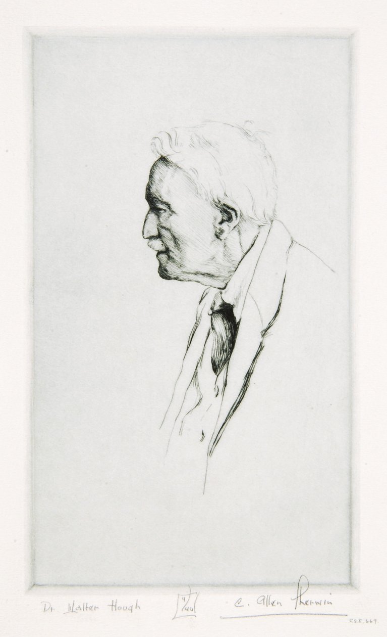 Dr. Walter Hough by C. Allen Sherwin
