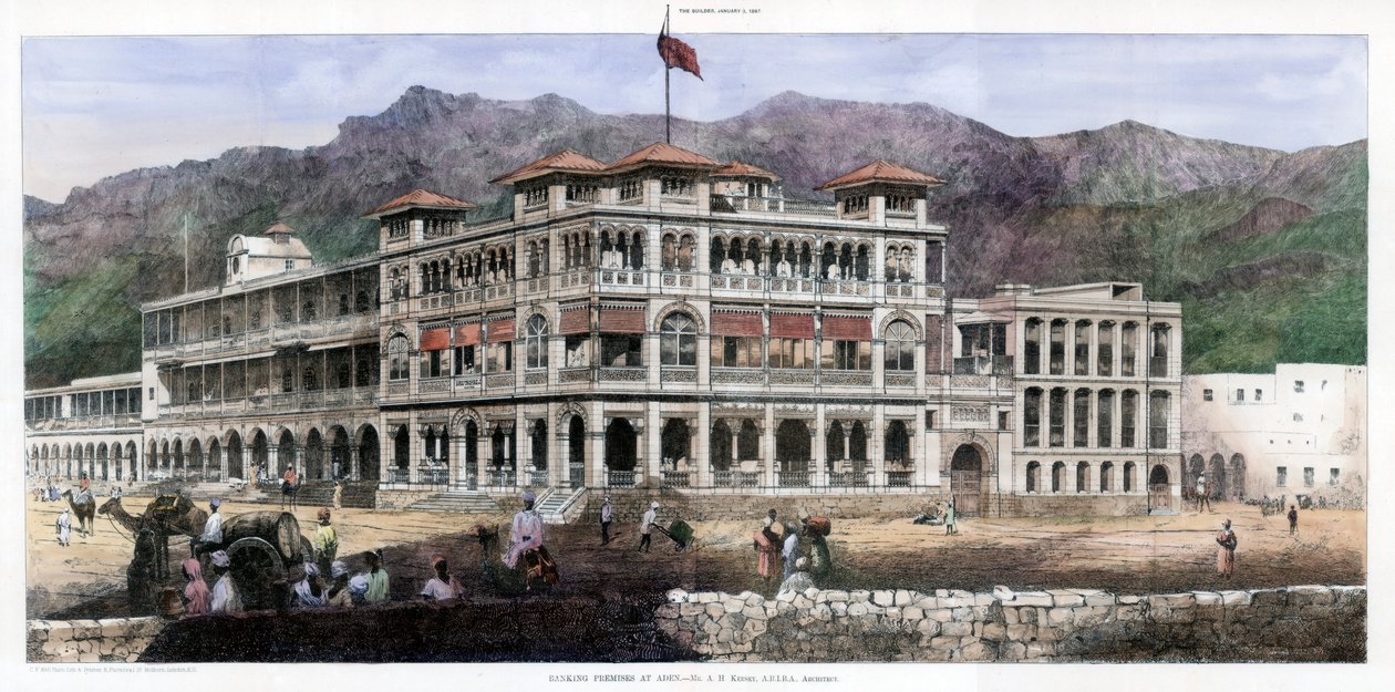 Banking Premises at Aden by C Kell