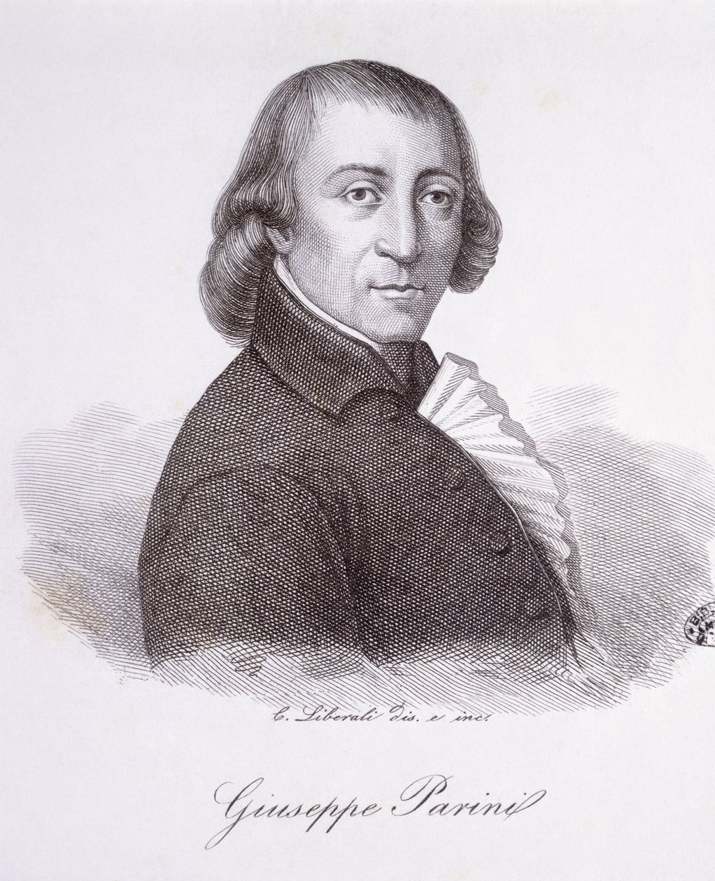 Giuseppe Parini (engraving) by C. Liberali
