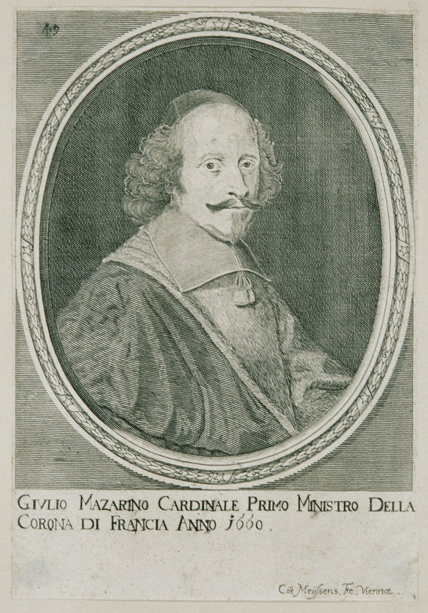 Cardinal Jules Mazarin by C. Mejssens
