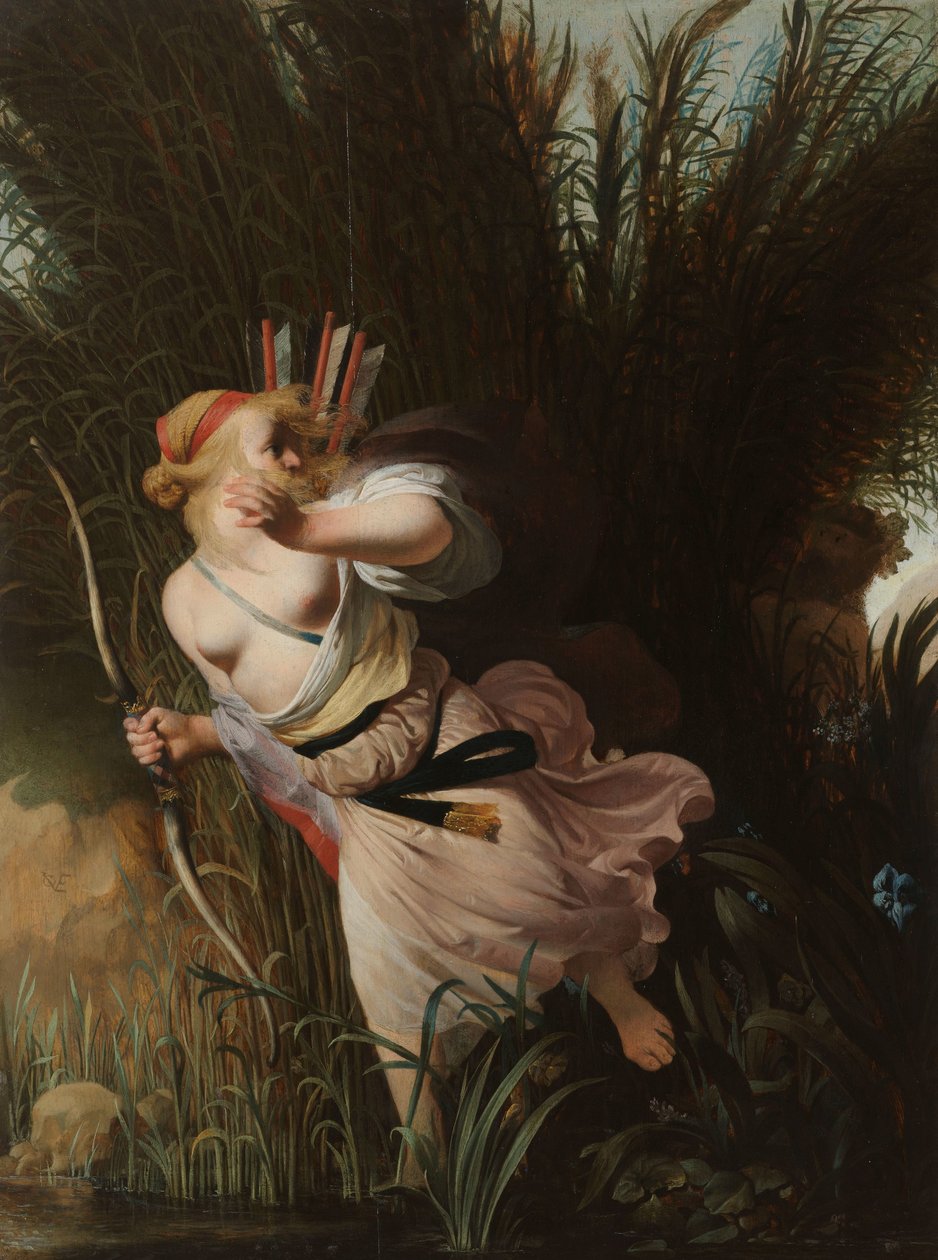 Pan and Syrinx by Cesar Boetius van Everdingen