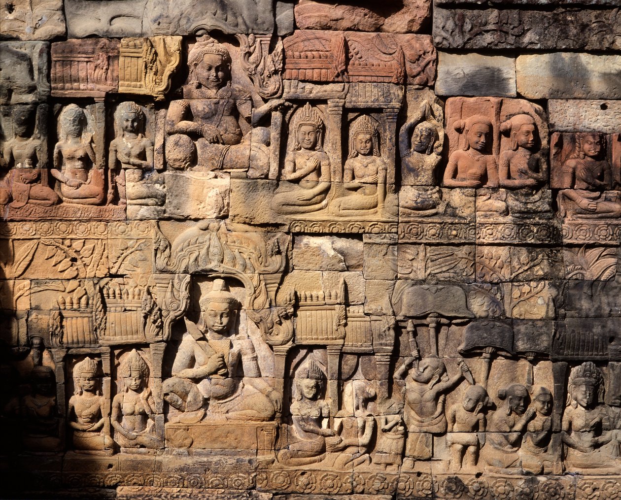 Terrace of the Leper King, (detail) by Cambodian School