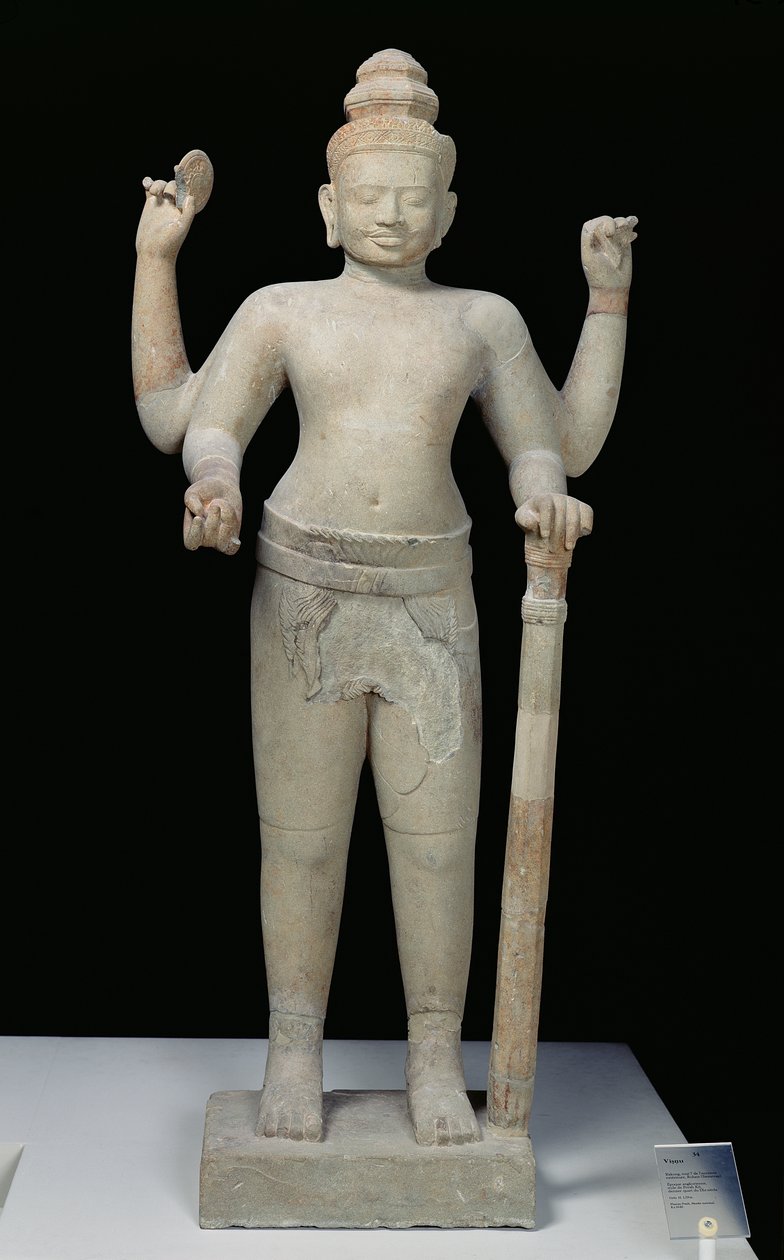 Standing Vishnu by Cambodian School