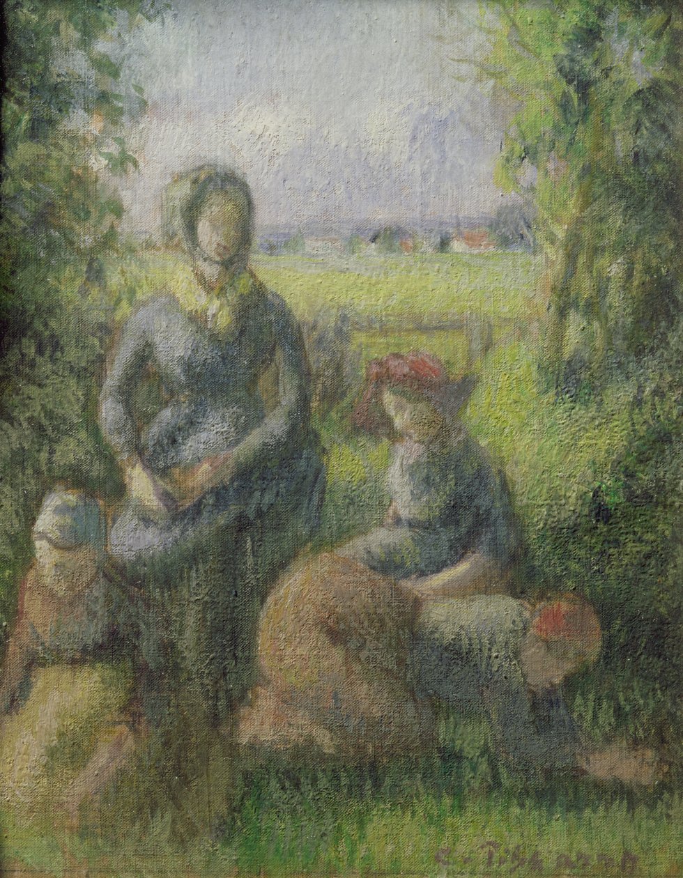 Rustic Scene by Camille Jacob Pissarro
