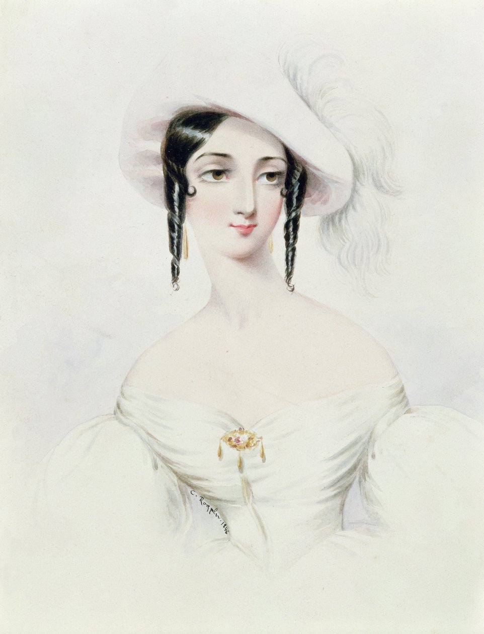 Portrait of Lola Montez (1821-61), 1846 by Camille Joseph Etienne Roqueplan