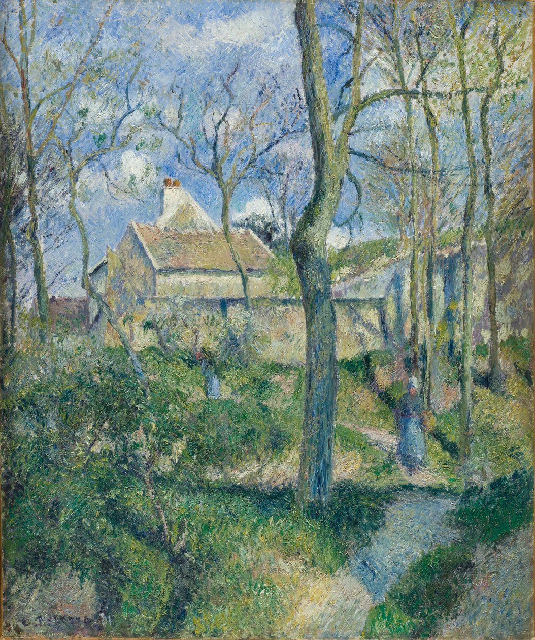 The Path to Les Pouilleux, Pontoise by Camille Jacob Pissarro