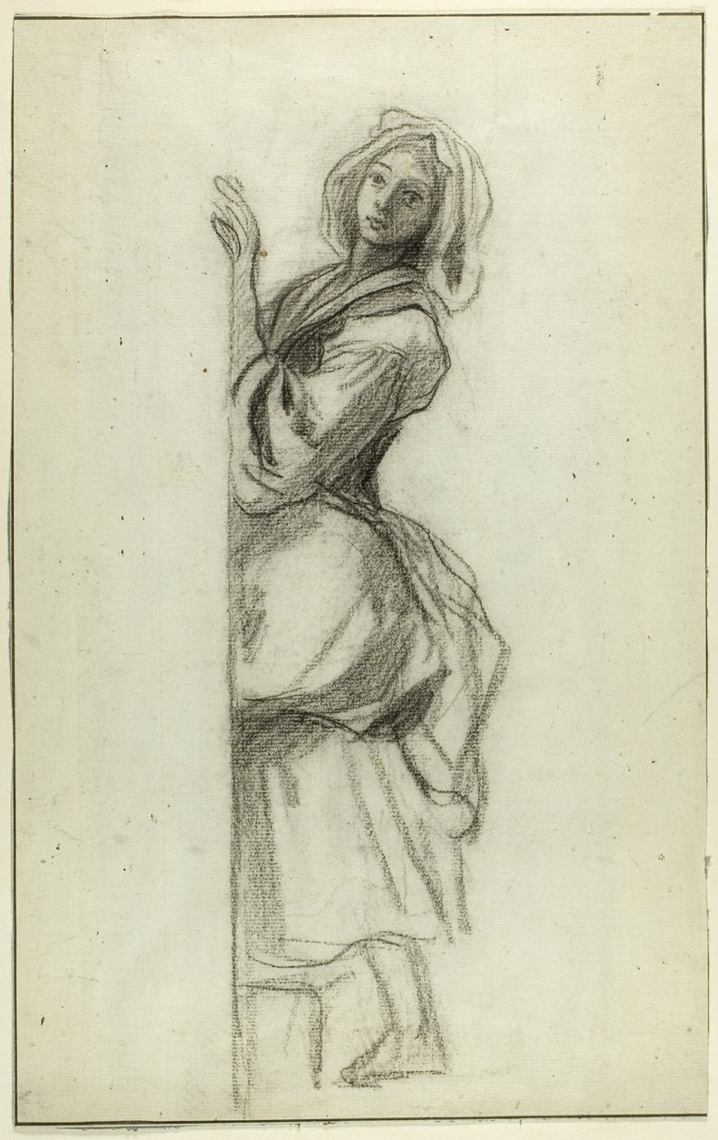 Study of a Peasant Girl by Camille Roqueplan