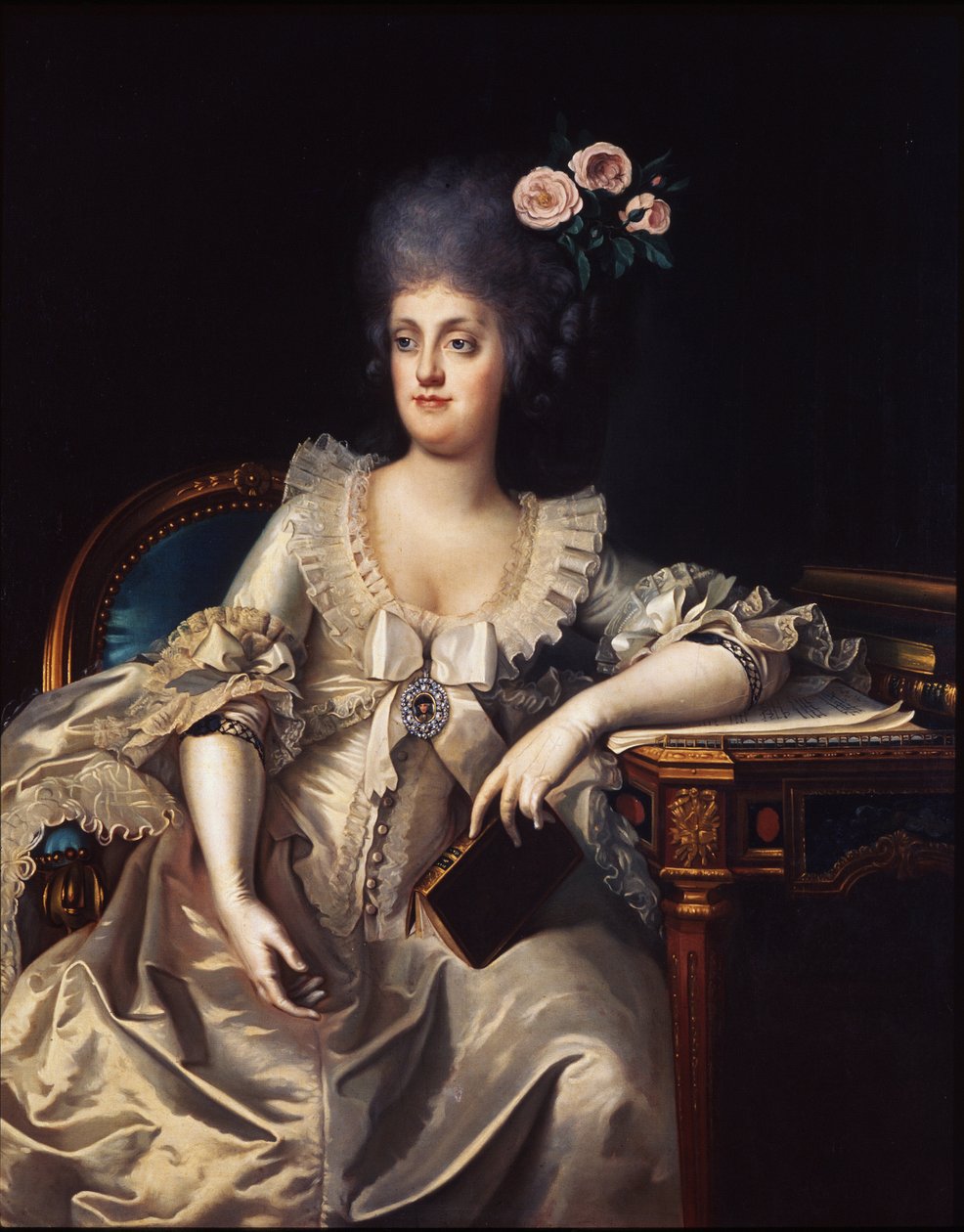 Portrait of Mary Carolina of Austria by Camillo Landini