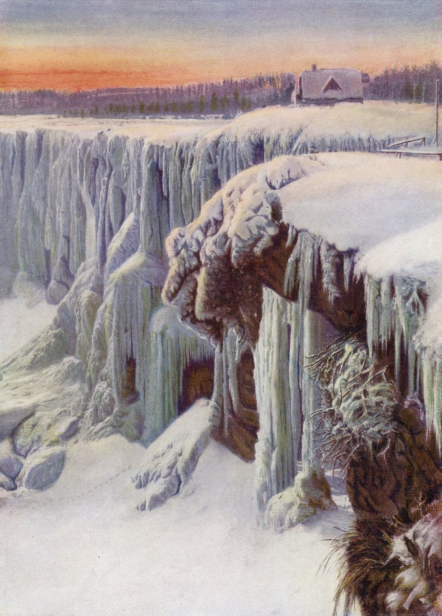Niagara Falls frozen in winter by Canadian Photographer