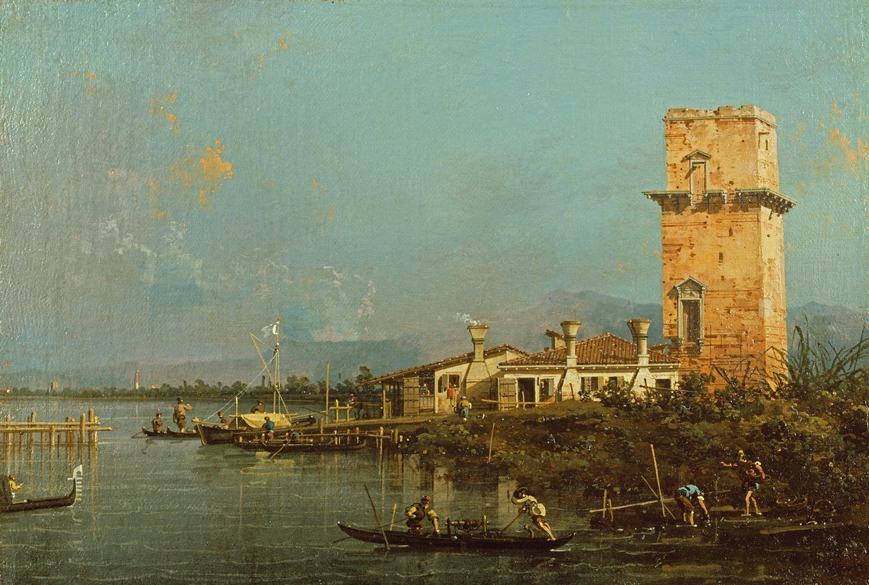 La Torre di Malghera by Giovanni Antonio Canal