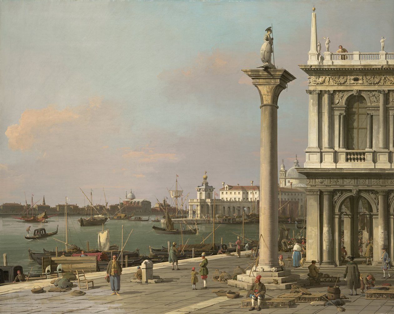 Basin of St Mark: From the Piazzetta by Canaletto