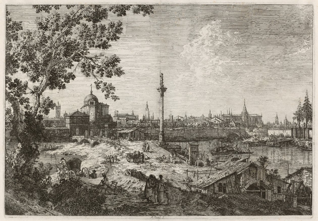 Imaginary View of Padua by Canaletto