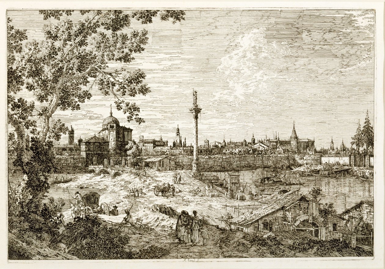 Imaginary View of Padua by Canaletto