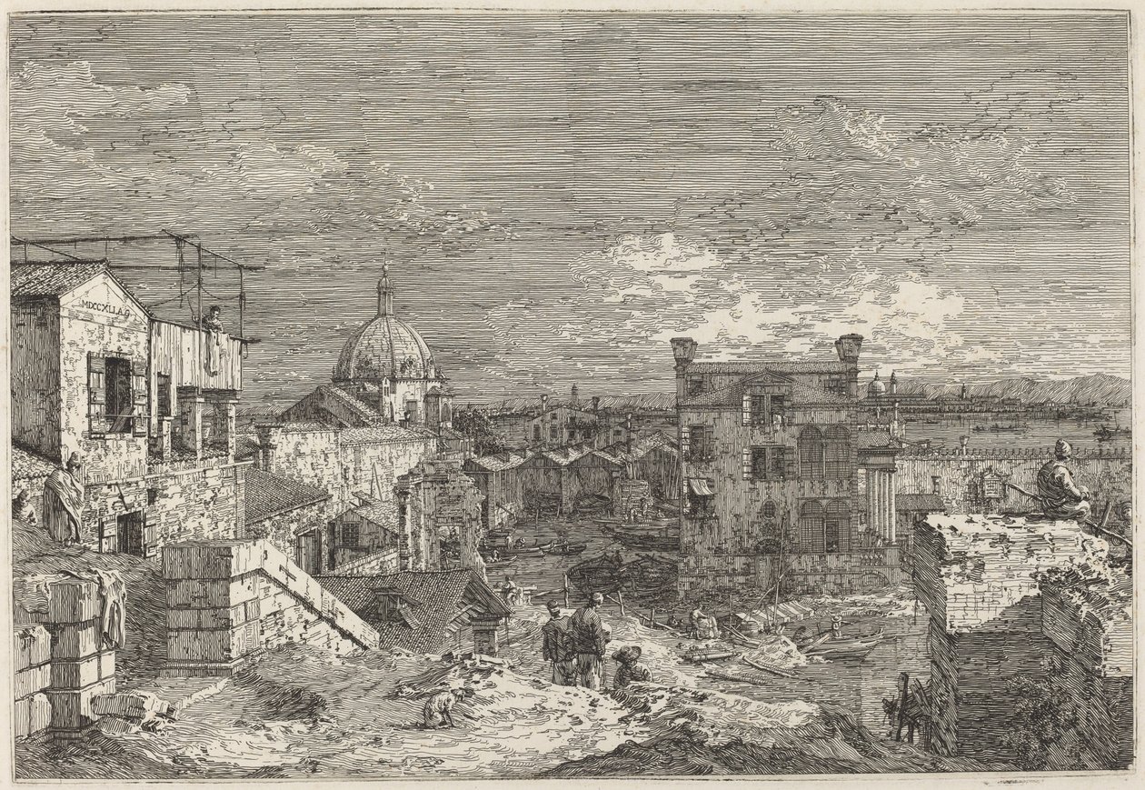 Imaginary View of Venice, 1741 by Canaletto