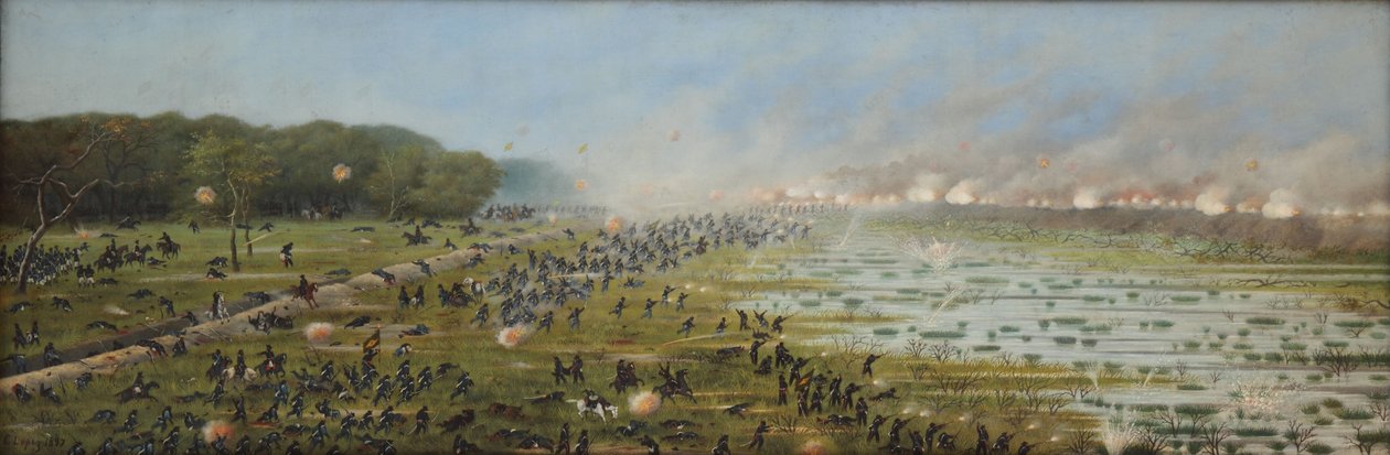 Assault of the First Brazilian Column on Curupayti by Candido Lopez