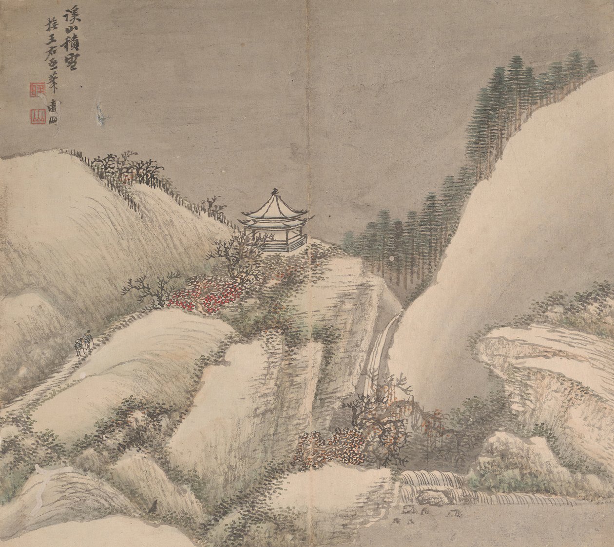 Landscapes in the Styles of Various Artists by Cao Jian