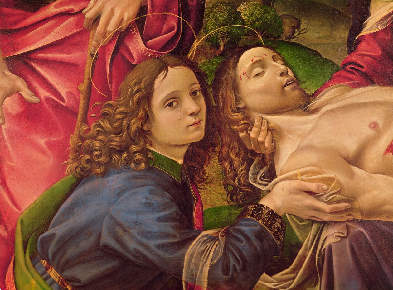 The Lamentation of Christ (detail) by Capponi