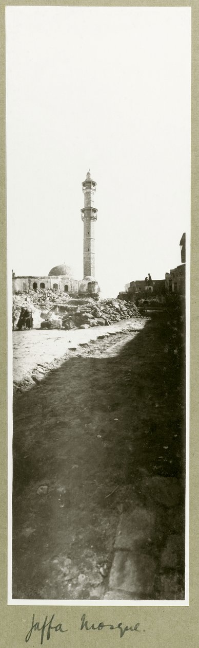 Jaffa Mosque, 1917 by Capt. Arthur Rhodes