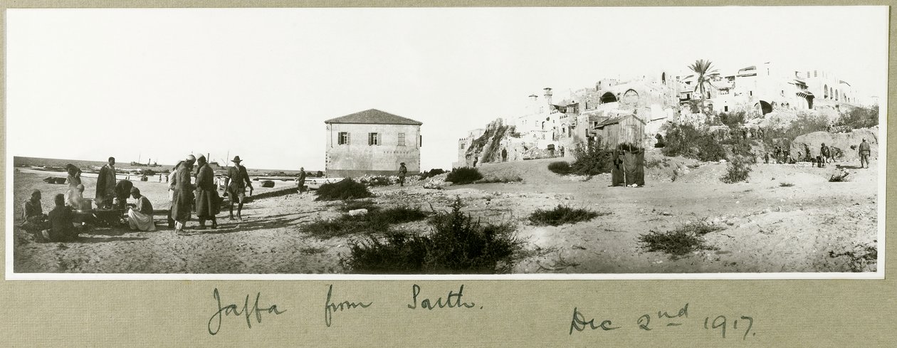 Jaffa from the South, 2nd December 1917 by Capt. Arthur Rhodes