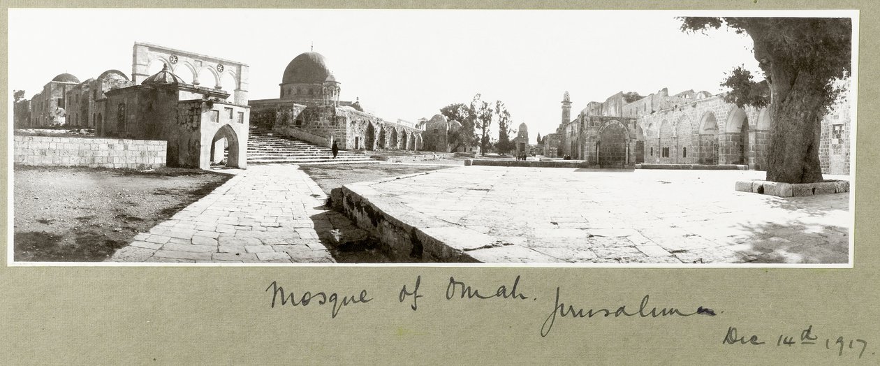 Mosque of Omar, Jerusalem by Capt. Arthur Rhodes