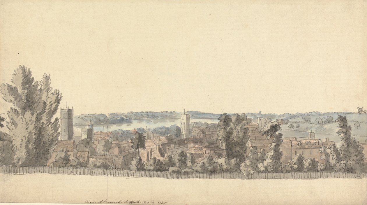 View of Ipswich, Suffolk by Capt. Francis Grose