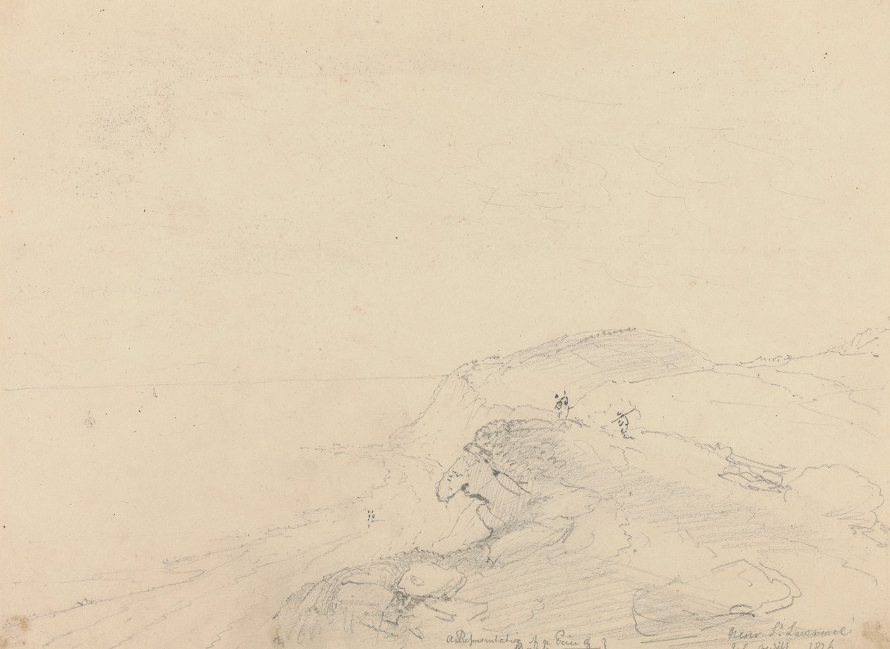 Near Saint Lawrence, Isle of Wight by Capt. Thomas Hastings