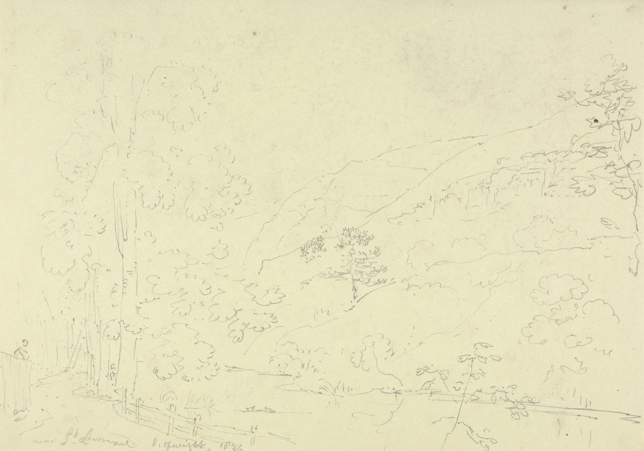 Near Saint Lawrence, Isle of Wight by Capt. Thomas Hastings