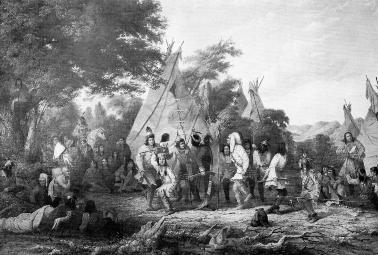 Dog Dance of the Dakotas by Captain Seth Eastman